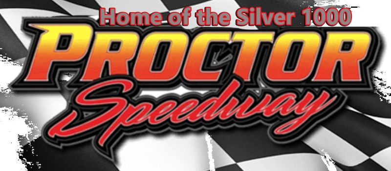 Proctor Speedway race track logo